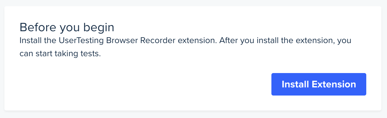 Install extension prompt